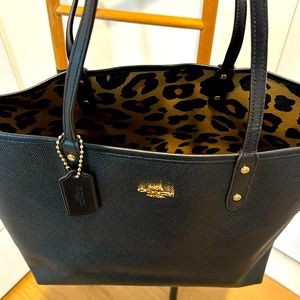 Coach reversible city tote